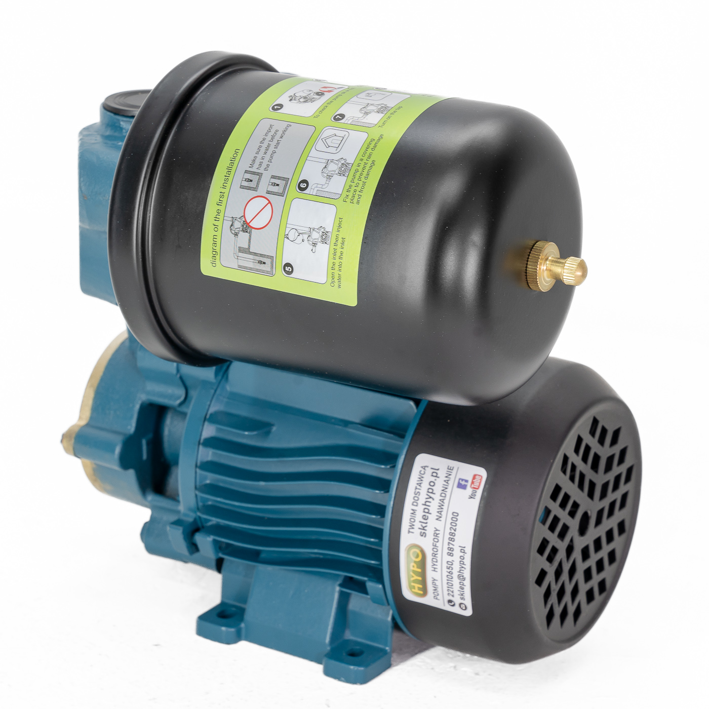Pompa hydroforowa z wbudowanym zbiornikiem WZCH 250 2L (0,25kW) 230V IBO zdjęcie numer 6